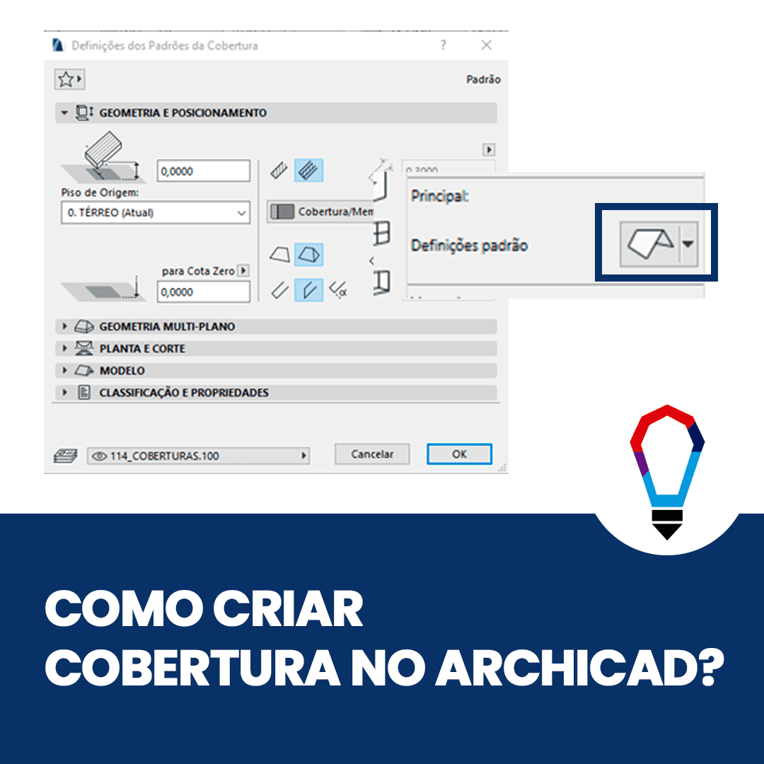 como criar cobertura no archicad