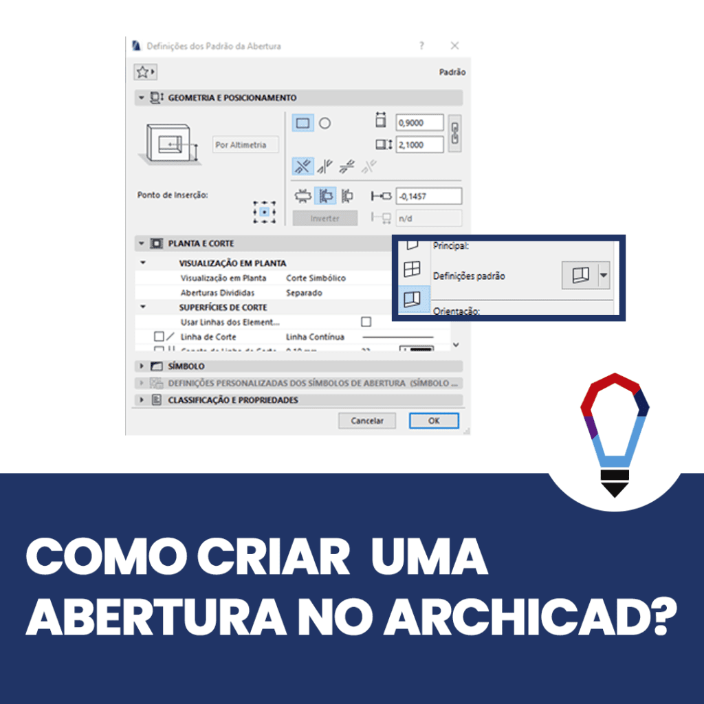 como criar uma abertura no archicad
