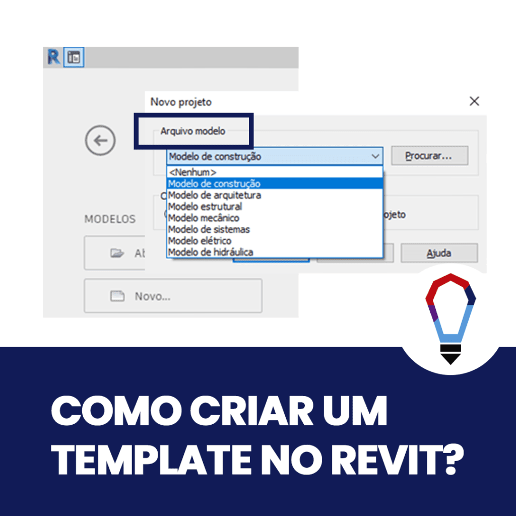 como criar um template no revit