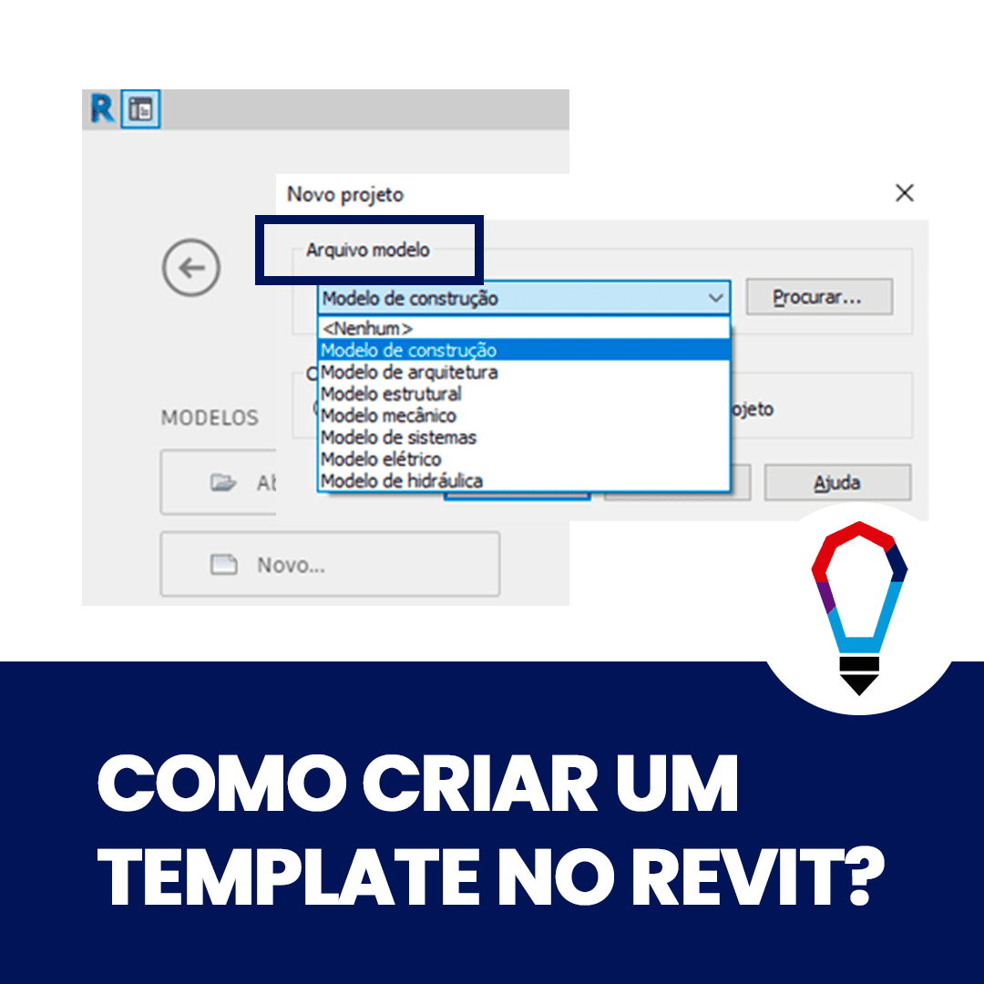 como criar um template no revit