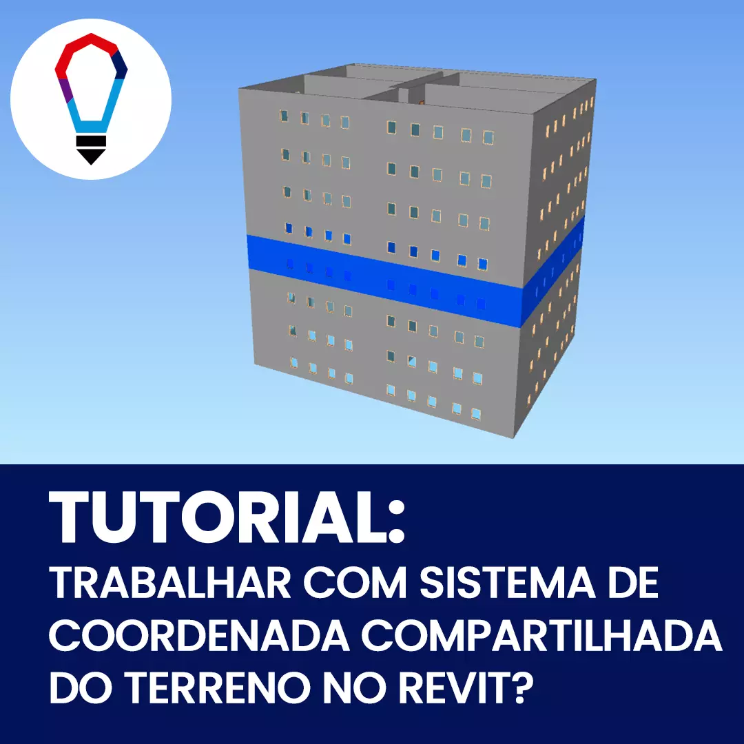 COMO TRABALHAR COM SISTEMA DE COORDENADA COMPARTILHADO DO TERRENO
