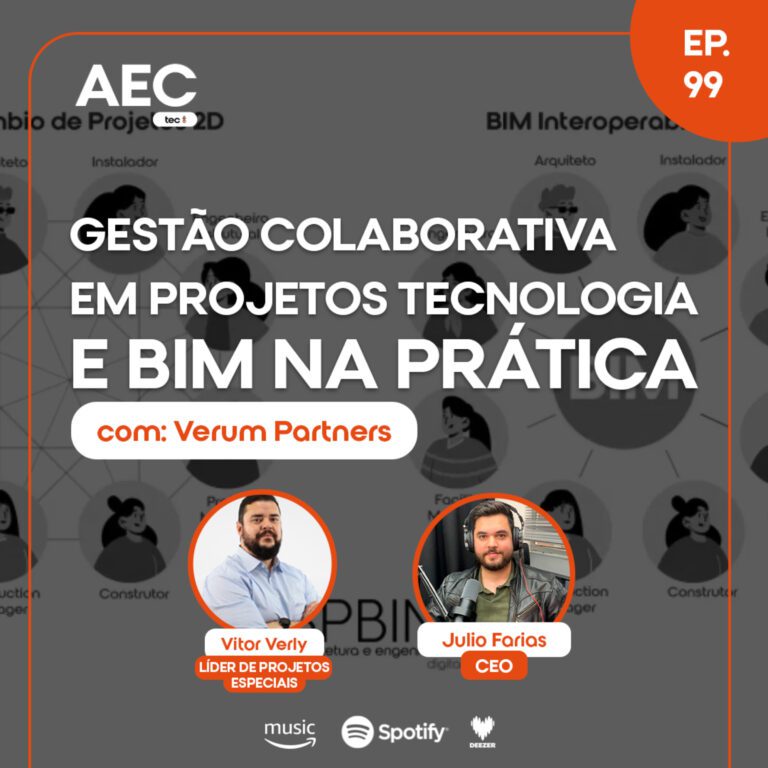 EP99| Gestão Colaborativa em Projeto, Tecnologia e BIM na Prática com Vitor Verly