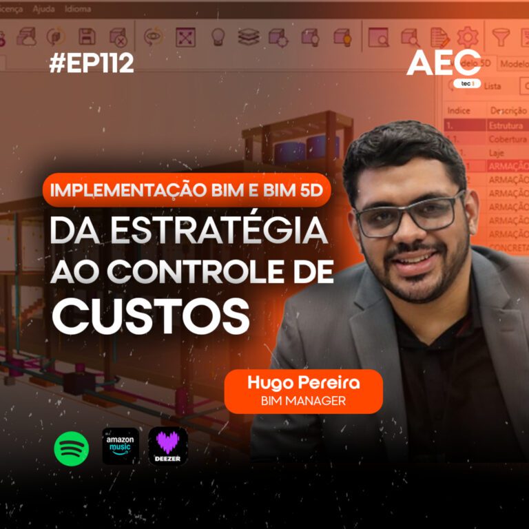 EP112| Implementação BIM e BIM 5D: Da Estratégia ao Controle de Custos com Hugo Pereira